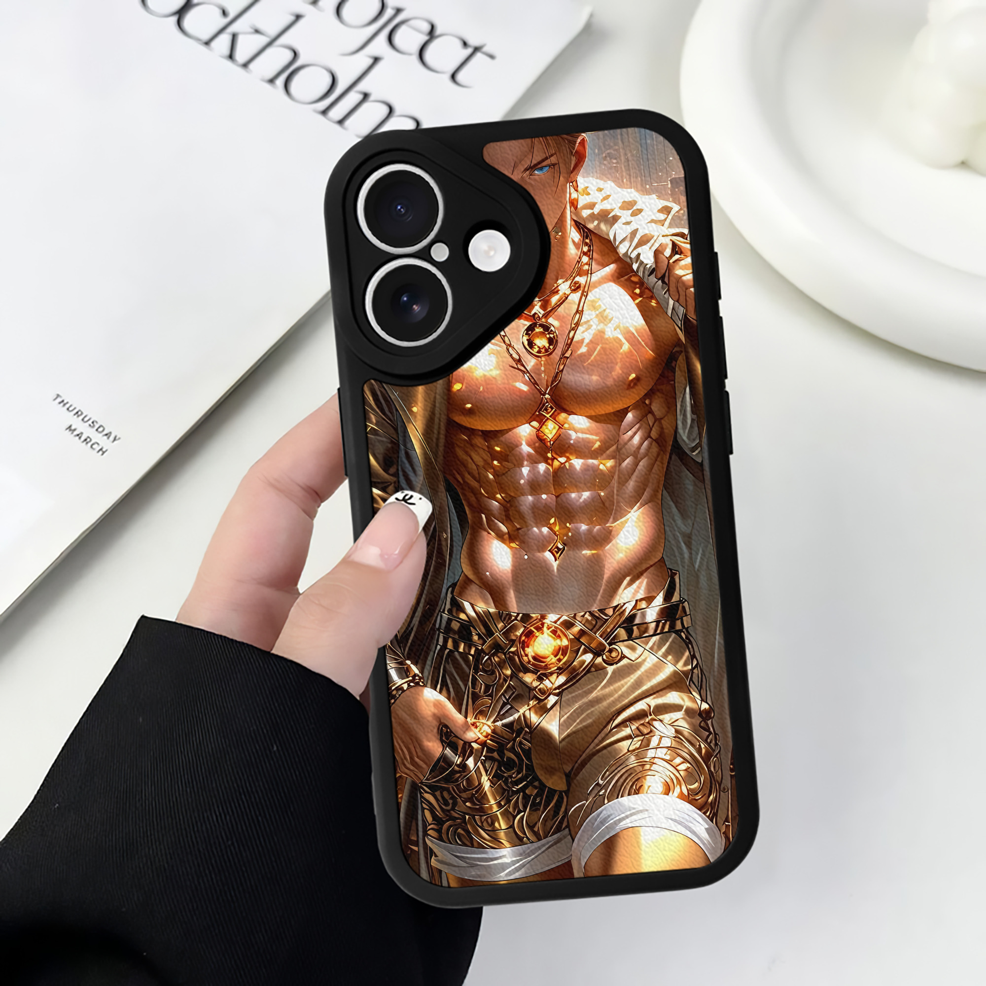 （画像用） Harry Potter ハリー・ポッターシリーズ 【iPhone 16シリーズ対応】シリコンスマホケース（レザー調） 材質：シリコン